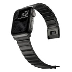 ノーマンクラスプ一連ステンレススチールウォッチバンド、Apple Watch 46mm / 49mm / 45mm / 44mm用