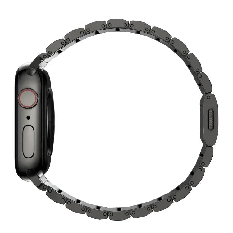 ノーマンクラスプ一連ステンレススチールウォッチバンド、Apple Watch 46mm / 49mm / 45mm / 44mm用