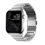 ノーマンクラスプ一連ステンレススチールウォッチバンド、Apple Watch 46mm / 49mm / 45mm / 44mm用