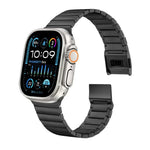 竹製ノーマンバックル純チタニウムウォッチバンド、Apple Watch 46mm / 49mm / 45mm / 44mm用