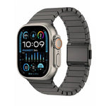 竹製ノーマンバックル純チタニウムウォッチバンド、Apple Watch 46mm / 49mm / 45mm / 44mm用