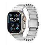 竹製ノーマンバックル純チタニウムウォッチバンド、Apple Watch 46mm / 49mm / 45mm / 44mm用
