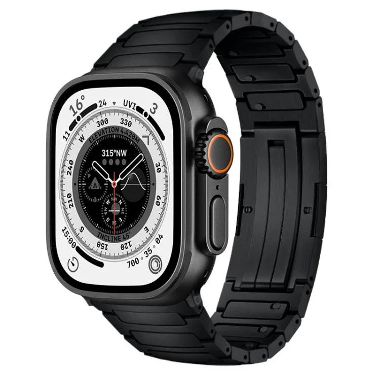 一体型I字型クイックリリースチタニウム合金ウォッチバンド、Apple Watch 46mm / 49mm / 45mm / 44mm用