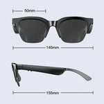 E60 ENC ノイズリダクションスマートオーディオ Bluetoothメガネ、E60（ブラック）、E60（クリア）