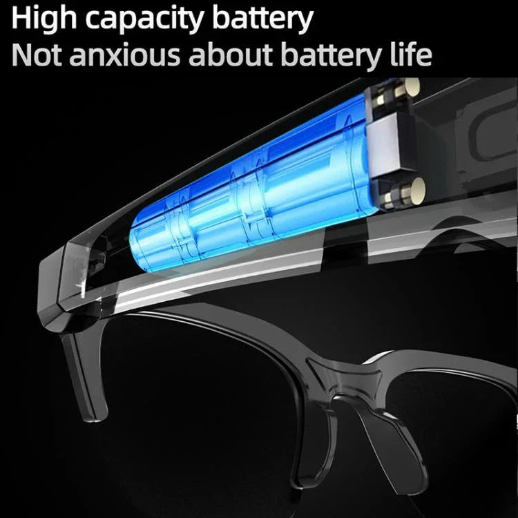 E60 ENC ノイズリダクションスマートオーディオ Bluetoothメガネ、E60（ブラック）、E60（クリア）