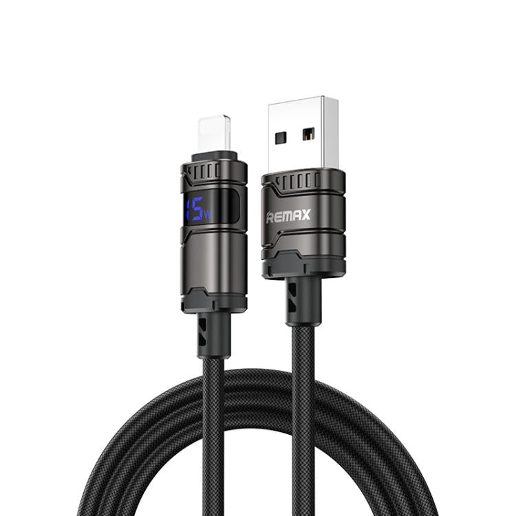 REMAX C01-AL 3A USB to 8ピン ナイロン編みデータケーブル、長さ：1.2m、USB to 8ピン