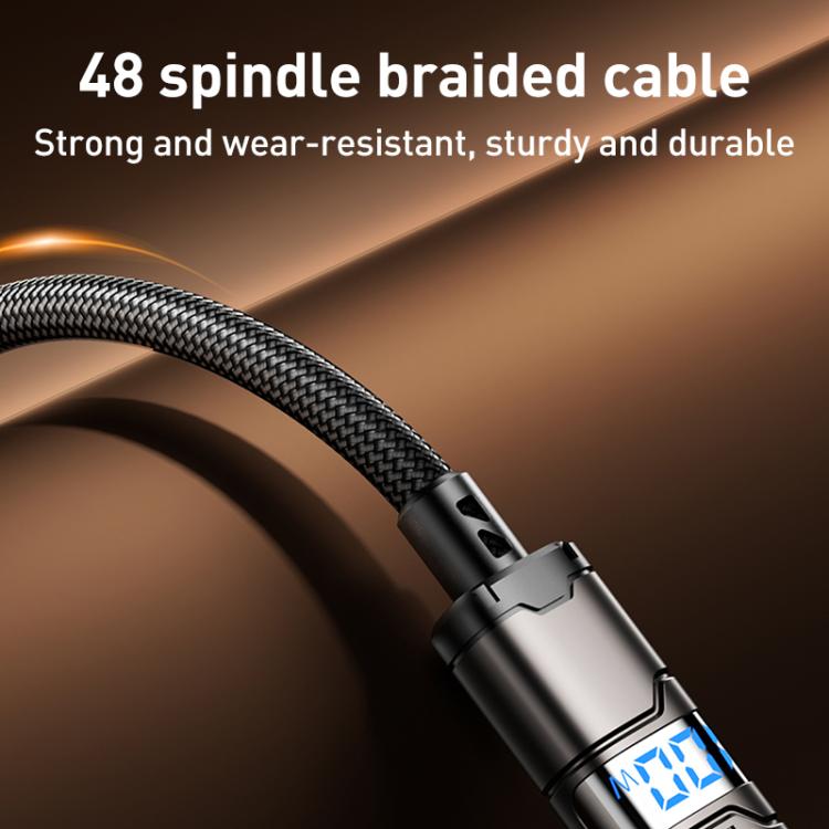 REMAX C01-AL 3A USB to 8ピン ナイロン編みデータケーブル、長さ：1.2m、USB to 8ピン
