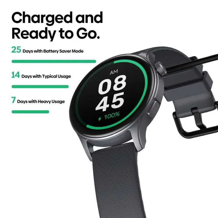 Zeblaze Btalk 3 GPS 1.43インチ HD AMOLEDスクリーン ヘルスフィットネス スマートウォッチ、Bluetooth通話対応
