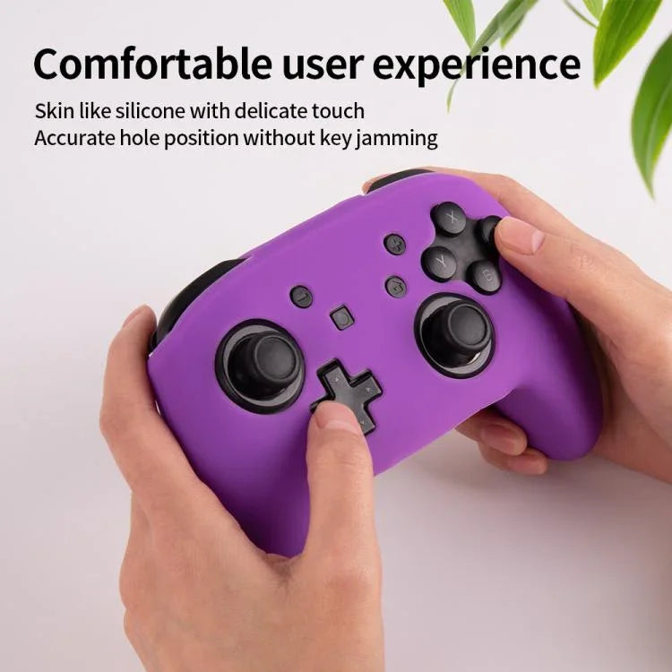 ゲームハンドル用単色シリコン保護カバー Nintendo Switch Pro対応