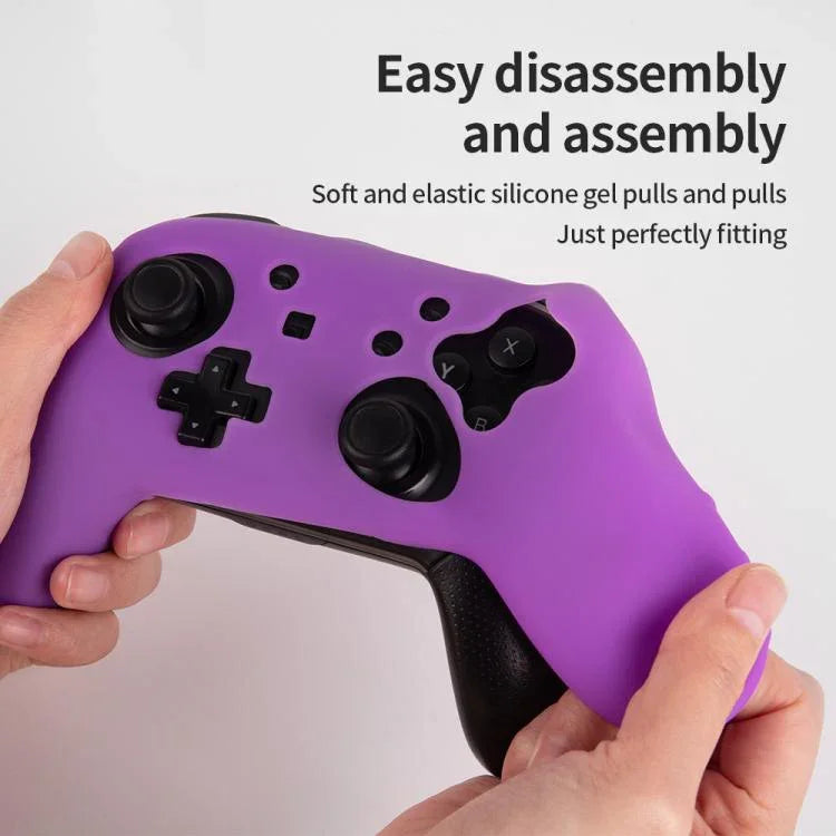 ゲームハンドル用単色シリコン保護カバー Nintendo Switch Pro対応