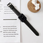 Vテールスタイルステッチレザーウォッチリストストラップ、Apple Watch 5 & 4 44mm / 3 & 2 & 1 42mm用、Apple Watch Series 8&7 41mm / SE 2&6&SE&5&4 40mm / 3&2&1 38mm用、Apple Watch Series 7 41mm / 6 & SE & 5 & 4 40mm / 3 & 2 & 1 38mm用