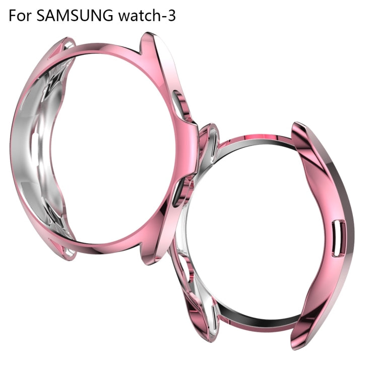 電気めっき中空ハーフパックTPU保護ケース、Samsung Galaxy Watch 3 41mm用、Samsung Galaxy Watch 3 45mm用