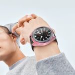 電気めっき中空ハーフパックTPU保護ケース、Samsung Galaxy Watch 3 41mm用、Samsung Galaxy Watch 3 45mm用