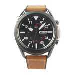 TPU＋本革交換用ストラップウォッチバンド、Samsung Galaxy Watch 3 41mm用、Samsung Galaxy Watch 3 45mm用