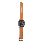 TPU＋本革交換用ストラップウォッチバンド、Samsung Galaxy Watch 3 41mm用、Samsung Galaxy Watch 3 45mm用