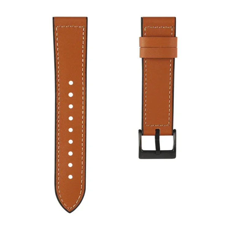 TPU＋本革交換用ストラップウォッチバンド、Samsung Galaxy Watch 3 41mm用、Samsung Galaxy Watch 3 45mm用