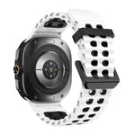 Kalebol Ocean ツートーンシリコンストラップ、Samsung Galaxy Watch Ultra 47mm / Ultra 2025用