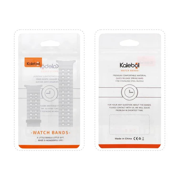Kalebol Ocean ツートーンシリコンストラップ、Samsung Galaxy Watch Ultra 47mm / Ultra 2025用