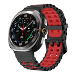 Kalebol Ocean ツートーンシリコンストラップ、Samsung Galaxy Watch Ultra 47mm / Ultra 2025用