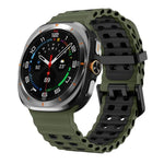 Kalebol Ocean ツートーンシリコンストラップ、Samsung Galaxy Watch Ultra 47mm / Ultra 2025用