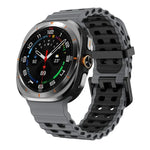 Kalebol Ocean ツートーンシリコンストラップ、Samsung Galaxy Watch Ultra 47mm / Ultra 2025用