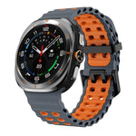 Kalebol Ocean ツートーンシリコンストラップ、Samsung Galaxy Watch Ultra 47mm / Ultra 2025用