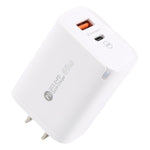 AR-PD12 65W QC3.0 USB と USB-C / Type-C PD クイック充電器、USプラグ、USプラグ