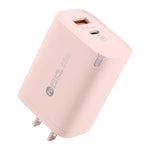 AR-PD12 65W QC3.0 USB と USB-C / Type-C PD クイック充電器、USプラグ、USプラグ