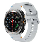 Kalebol 波縫いシリコンストラップ、Samsung Galaxy Watch Ultra 47mm / Ultra 2025用