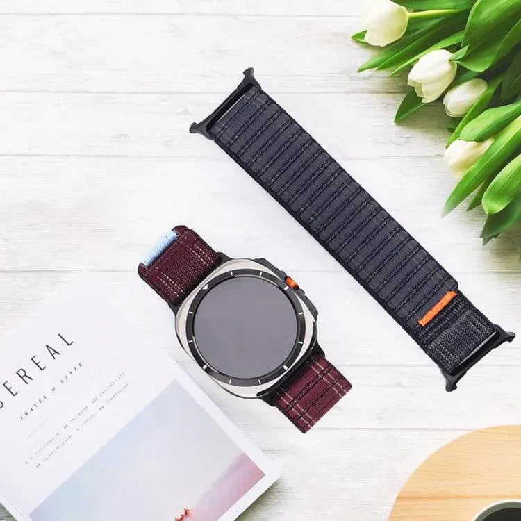 Kalebol フック＆ループファスナーナイロンストラップ、Samsung Galaxy Watch Ultra 47mm / Ultra 2025用