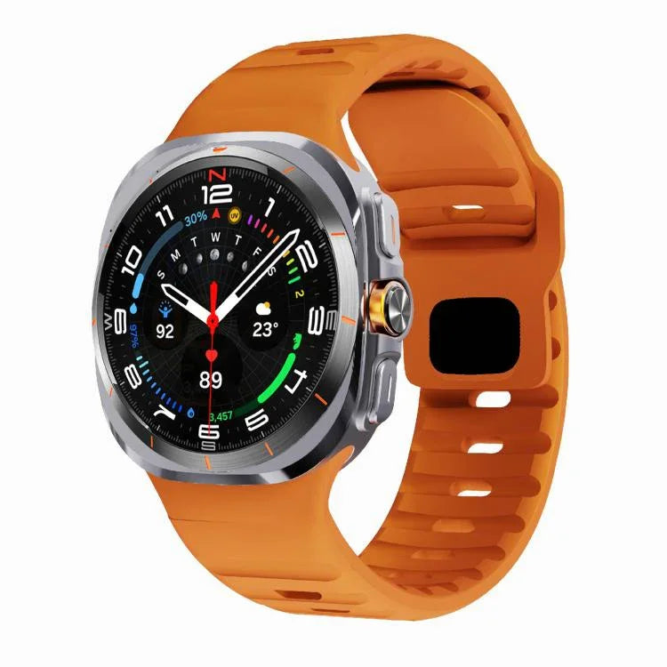 Kalebol 波リバースバックルシリコンストラップ、Samsung Galaxy Watch Ultra 47mm / Ultra 2025用