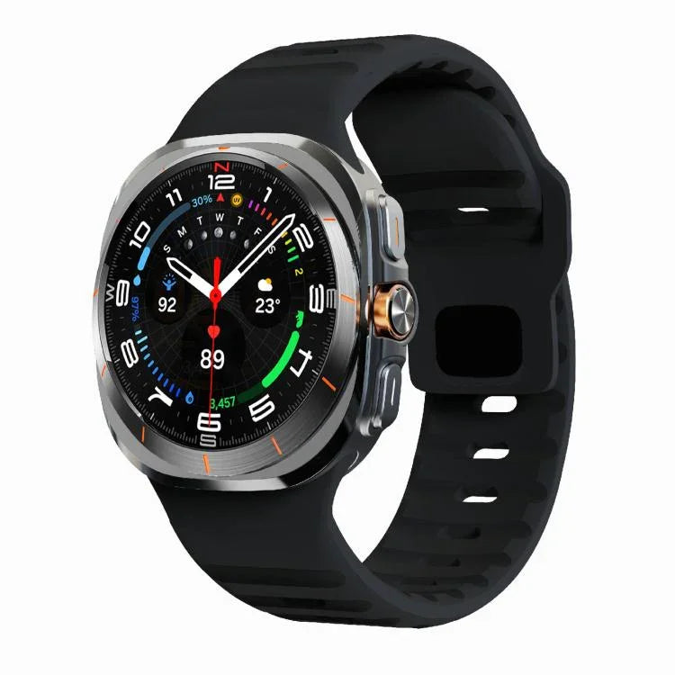 Kalebol 波リバースバックルシリコンストラップ、Samsung Galaxy Watch Ultra 47mm / Ultra 2025用