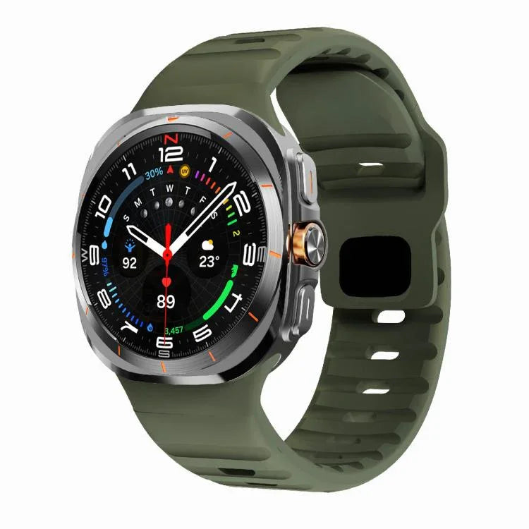 Kalebol 波リバースバックルシリコンストラップ、Samsung Galaxy Watch Ultra 47mm / Ultra 2025用