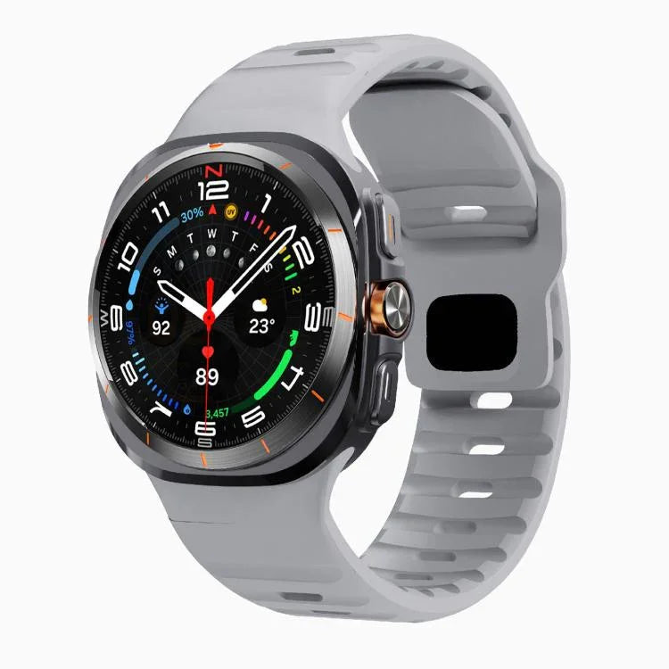 Kalebol 波リバースバックルシリコンストラップ、Samsung Galaxy Watch Ultra 47mm / Ultra 2025用