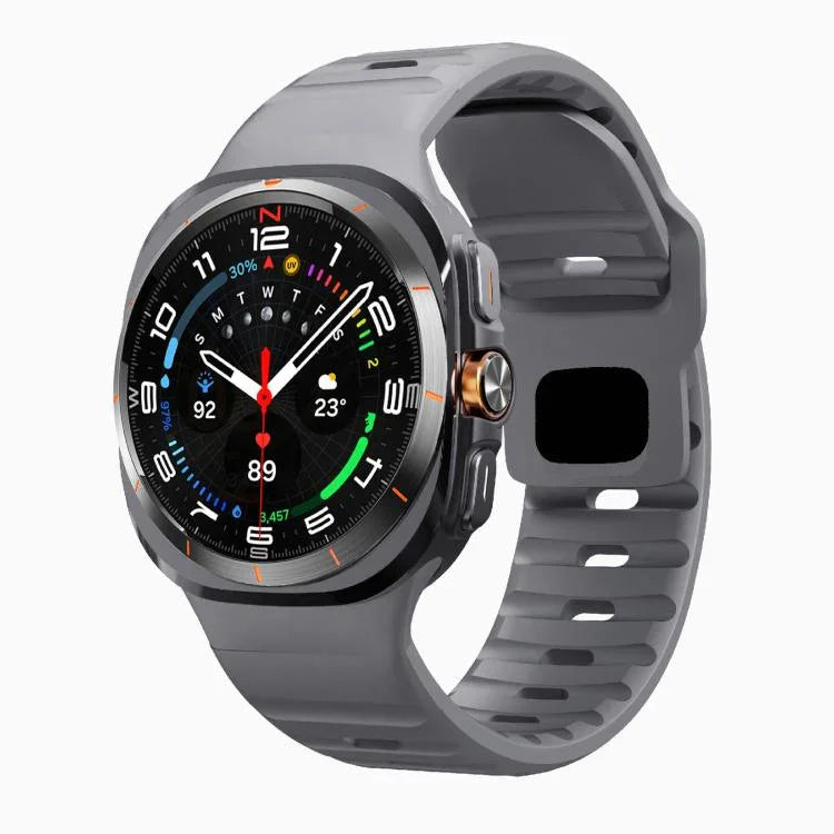 Kalebol 波リバースバックルシリコンストラップ、Samsung Galaxy Watch Ultra 47mm / Ultra 2025用