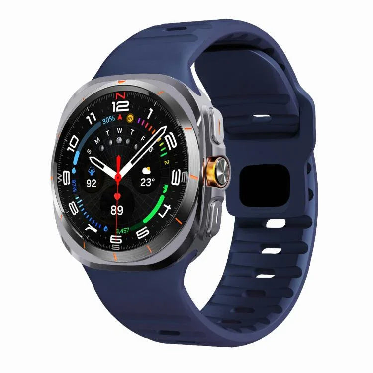 Kalebol 波リバースバックルシリコンストラップ、Samsung Galaxy Watch Ultra 47mm / Ultra 2025用