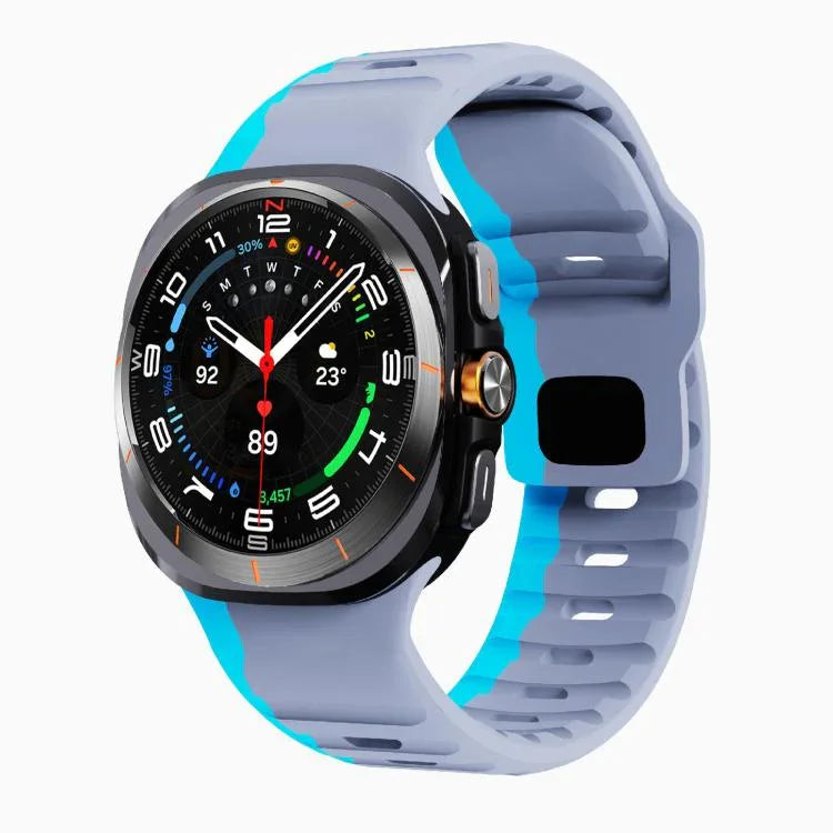 Kalebol 波リバースバックルシリコンストラップ、Samsung Galaxy Watch Ultra 47mm / Ultra 2025用