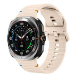 Kalebol 波縫いシリコンストラップ、Samsung Galaxy Watch Ultra 47mm / Ultra 2025用