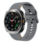 Kalebol 波縫いシリコンストラップ、Samsung Galaxy Watch Ultra 47mm / Ultra 2025用