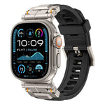 合金コネクター シリコンウォッチストラップ Apple Watch 46mm / 49mm / 45mm / 44mm用
