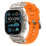 合金コネクター シリコンウォッチストラップ Apple Watch 46mm / 49mm / 45mm / 44mm用