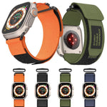 Kalebol シンプル2セクション ナイロンストラップ Apple Watch 46mm / 49mm / 45mm / 44mm用、Apple Watch 42mm / 41mm / 40mm / 38mm用
