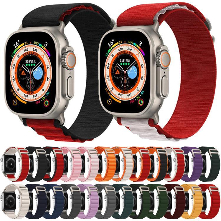 Kalebol アライン ナイロンループウォッチバンド Apple Watch 46mm / 49mm / 45mm / 44mm用、Apple Watch 42mm / 41mm / 40mm / 38mm用