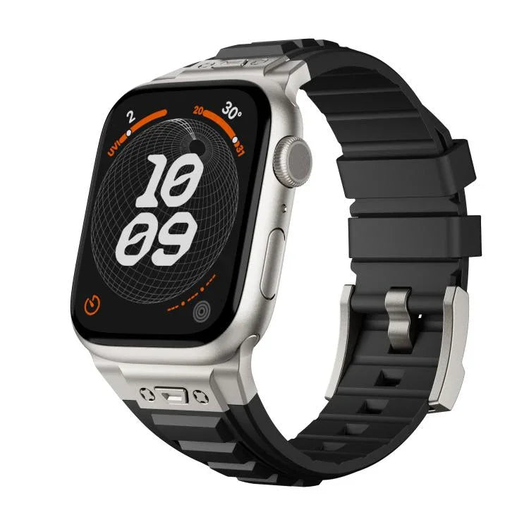 Kalebol 高伸縮シリコンアーマーウォッチバンド Apple Watch 46mm / 49mm / 45mm / 44mm用