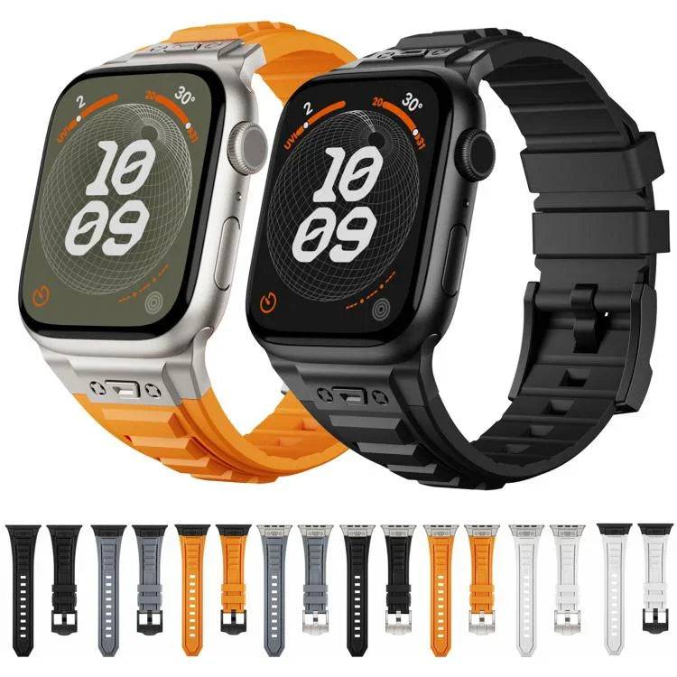 Kalebol 高伸縮シリコンアーマーウォッチバンド Apple Watch 46mm / 49mm / 45mm / 44mm用
