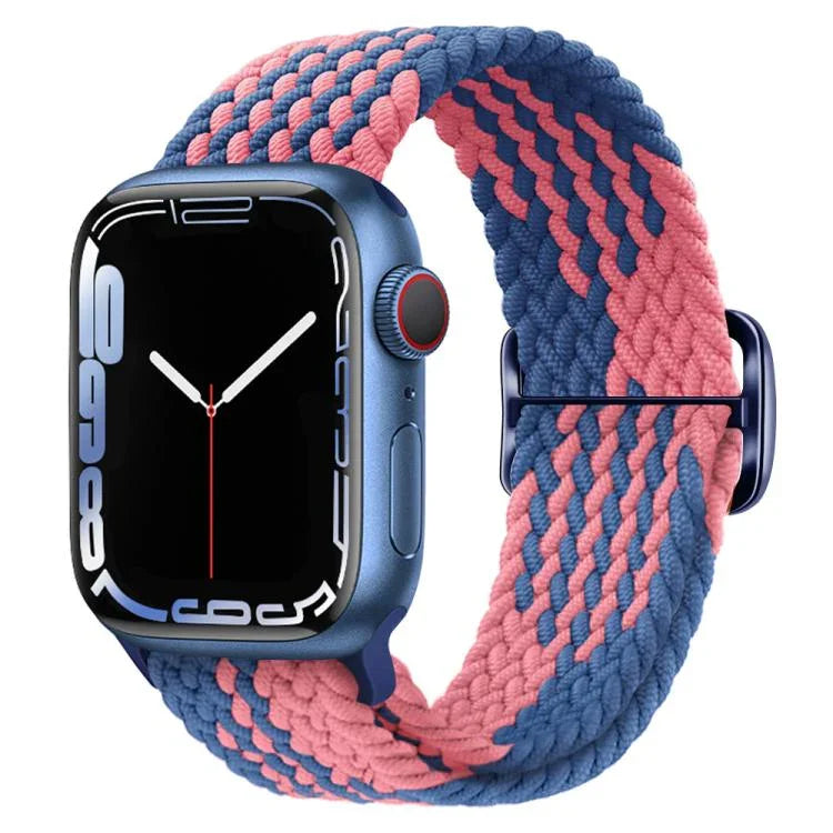 Kalebol 8バックル ナイロン編みウォッチバンド Apple Watch 46mm / 49mm / 45mm / 44mm用、Apple Watch 42mm / 41mm / 40mm / 38mm用