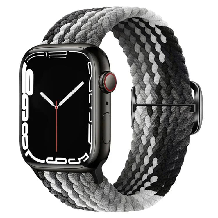 Kalebol 8バックル ナイロン編みウォッチバンド Apple Watch 46mm / 49mm / 45mm / 44mm用、Apple Watch 42mm / 41mm / 40mm / 38mm用
