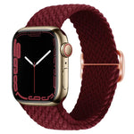 Kalebol 8バックル ナイロン編みウォッチバンド Apple Watch 46mm / 49mm / 45mm / 44mm用、Apple Watch 42mm / 41mm / 40mm / 38mm用