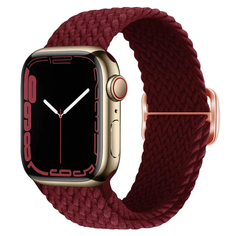 Kalebol 8バックル ナイロン編みウォッチバンド Apple Watch 46mm / 49mm / 45mm / 44mm用、Apple Watch 42mm / 41mm / 40mm / 38mm用