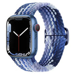 Kalebol 8バックル ナイロン編みウォッチバンド Apple Watch 46mm / 49mm / 45mm / 44mm用、Apple Watch 42mm / 41mm / 40mm / 38mm用